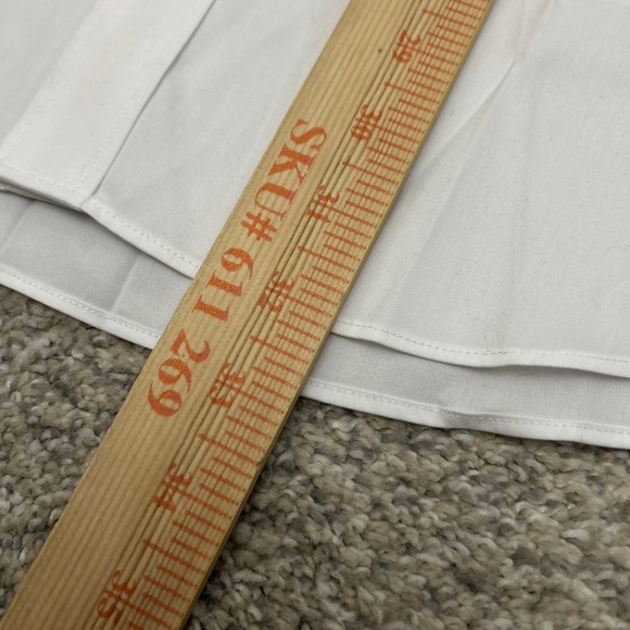 Kirkland Dress Shirt 16.5 34/35 White Traditional Fit Non-Iron Button Down New - Picture 3 of 7